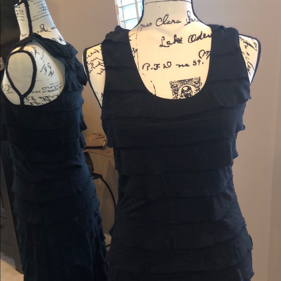 Max Studio Black Racerback and Fitted Maxi Dress - Picture 2 of 5